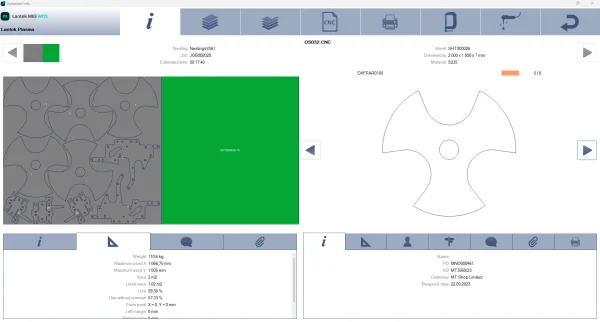 Lantek MES for Workshop Stations